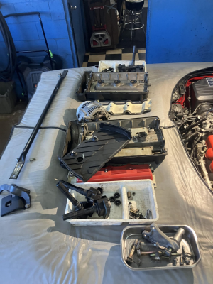 1991 Acura NSX in Formula Red over Ivory