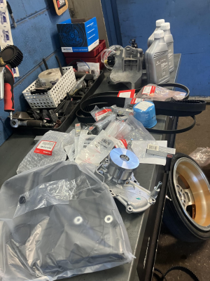 1991 Acura NSX in Formula Red over Ivory