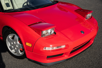 1991 Acura NSX in Formula Red over Ivory