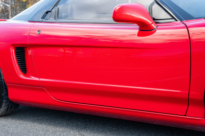 1991 Acura NSX in Formula Red over Ivory