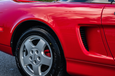 1991 Acura NSX in Formula Red over Ivory