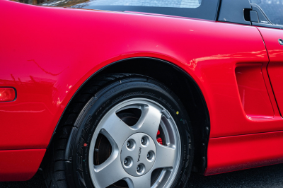 1991 Acura NSX in Formula Red over Ivory