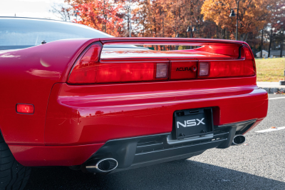 1991 Acura NSX in Formula Red over Ivory