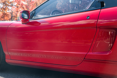 1991 Acura NSX in Formula Red over Ivory