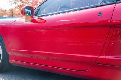 1991 Acura NSX in Formula Red over Ivory