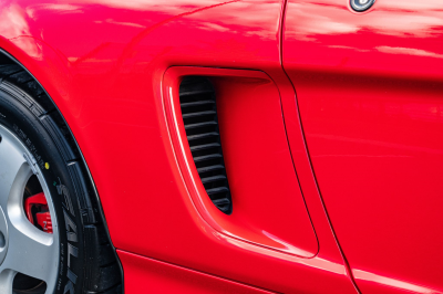 1991 Acura NSX in Formula Red over Ivory