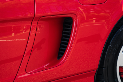 1991 Acura NSX in Formula Red over Ivory