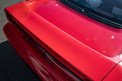 1991 Acura NSX in Formula Red over Ivory