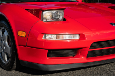 1991 Acura NSX in Formula Red over Ivory