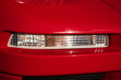 1991 Acura NSX in Formula Red over Ivory
