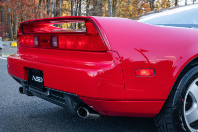 1991 Acura NSX in Formula Red over Ivory
