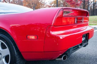1991 Acura NSX in Formula Red over Ivory