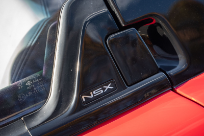 1991 Acura NSX in Formula Red over Ivory