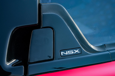 1991 Acura NSX in Formula Red over Ivory