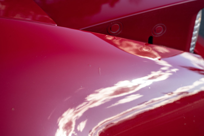 1991 Acura NSX in Formula Red over Ivory