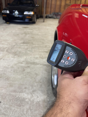 1991 Acura NSX in Formula Red over Ivory