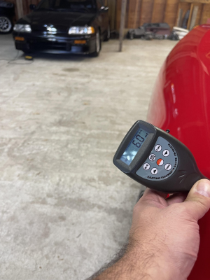 1991 Acura NSX in Formula Red over Ivory