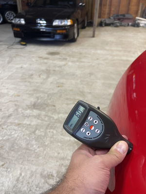 1991 Acura NSX in Formula Red over Ivory