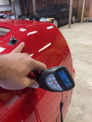 1991 Acura NSX in Formula Red over Ivory