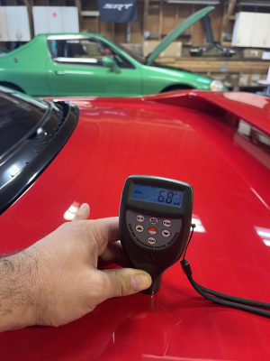 1991 Acura NSX in Formula Red over Ivory