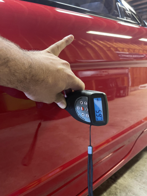 1991 Acura NSX in Formula Red over Ivory