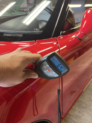 1991 Acura NSX in Formula Red over Ivory