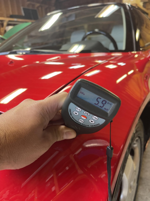 1991 Acura NSX in Formula Red over Ivory