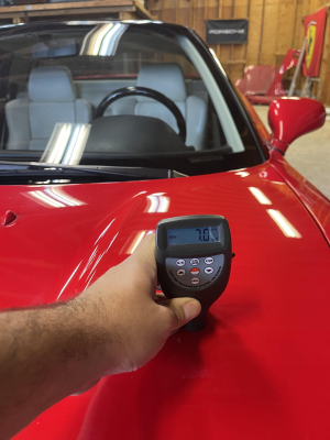 1991 Acura NSX in Formula Red over Ivory