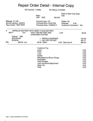 1991 Acura NSX in Berlina Black over Black