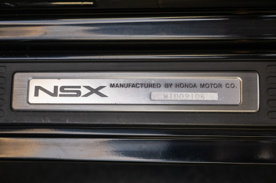 1991 Acura NSX in Berlina Black over Black