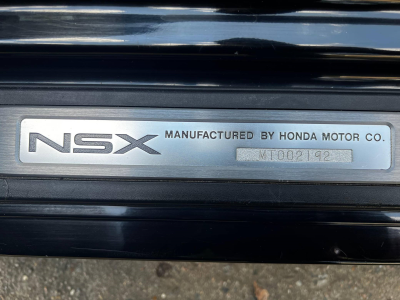 1991 Acura NSX in Berlina Black over Black