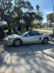 1991 Acura NSX in Sebring Silver over Black