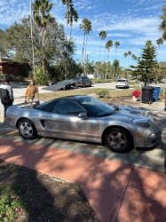 1991 Acura NSX in Sebring Silver over Black