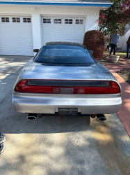 1991 Acura NSX in Sebring Silver over Black