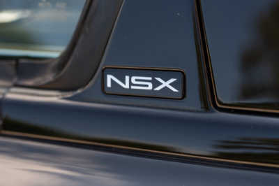 1991 Acura NSX in Berlina Black over Black