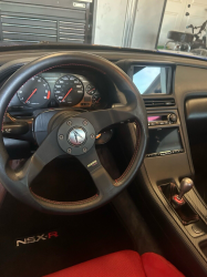 1991 Acura NSX in Sebring Silver over Black