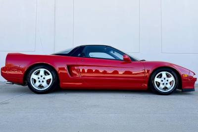 1991 Acura NSX in Formula Red over Black