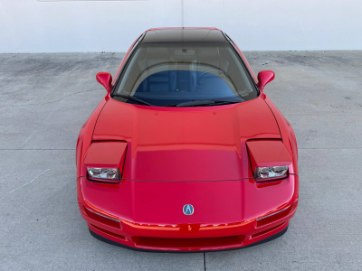 1991 Acura NSX in Formula Red over Black