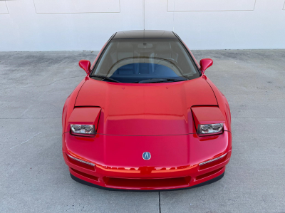 1991 Acura NSX in Formula Red over Black