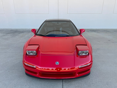 1991 Acura NSX in Formula Red over Black