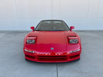 1991 Acura NSX in Formula Red over Black