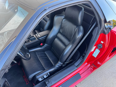 1991 Acura NSX in Formula Red over Black