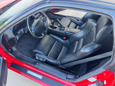 1991 Acura NSX in Formula Red over Black