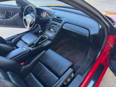 1991 Acura NSX in Formula Red over Black