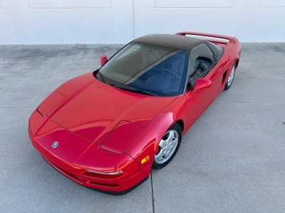 1991 Acura NSX in Formula Red over Black