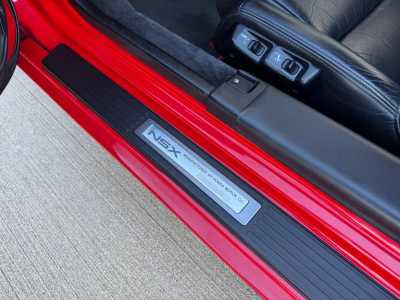 1991 Acura NSX in Formula Red over Black