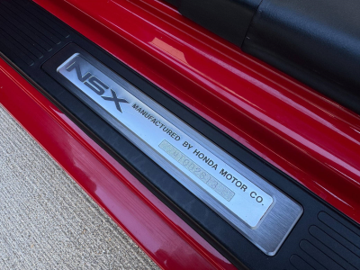 1991 Acura NSX in Formula Red over Black