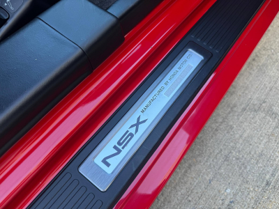 1991 Acura NSX in Formula Red over Black