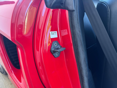 1991 Acura NSX in Formula Red over Black