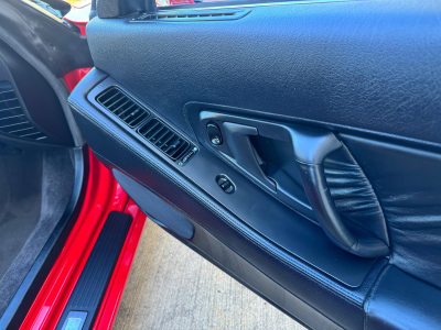 1991 Acura NSX in Formula Red over Black